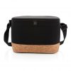 Two tone cooler bag with cork detail P422.261