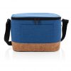 Two tone cooler bag with cork detail P422.265