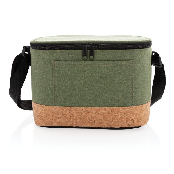Two tone cooler bag with cork detail P422.267