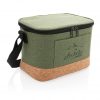 Two tone cooler bag with cork detail P422.267