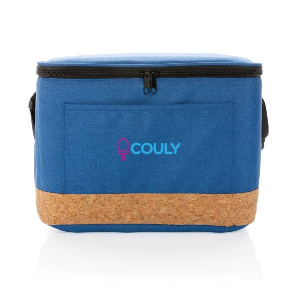 Impact AWARE™ XL RPET two tone cooler bag with cork detail P422.355