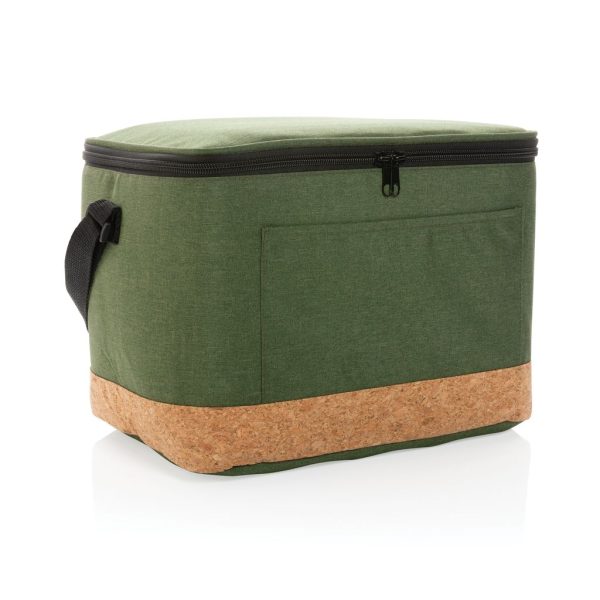 Impact AWARE™ XL RPET two tone cooler bag with cork detail P422.357