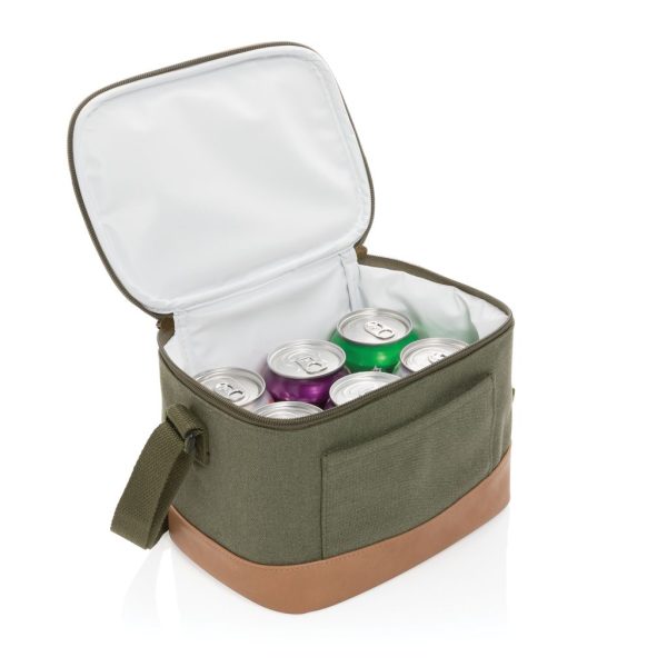 Impact AWARE™ 16 oz. rcanvas six can cooler bag P422.427