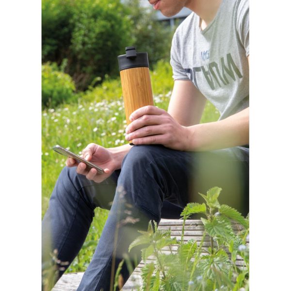 Bogota vacuum bamboo coffee mug P432.289