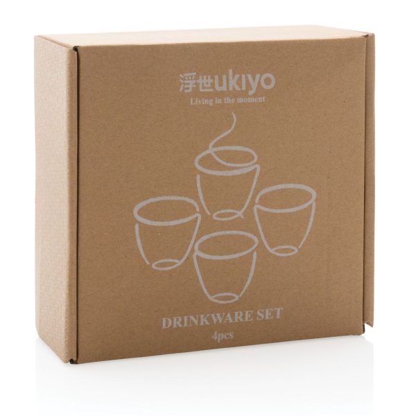 Ukiyo 4pcs drinkware set P432.403