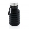 Leakproof collapsible silicone bottle with lid P432.621