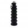 Leakproof collapsible silicone bottle with lid P432.621