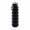 Leakproof collapsible silicone bottle with lid P432.621