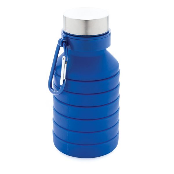 Leakproof collapsible silicone bottle with lid P432.625