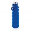 Leakproof collapsible silicone bottle with lid P432.625