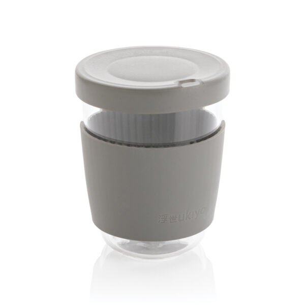 Ukiyo borosilicate glass with silicone lid and sleeve P432.702
