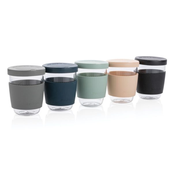 Ukiyo borosilicate glass with silicone lid and sleeve P432.702