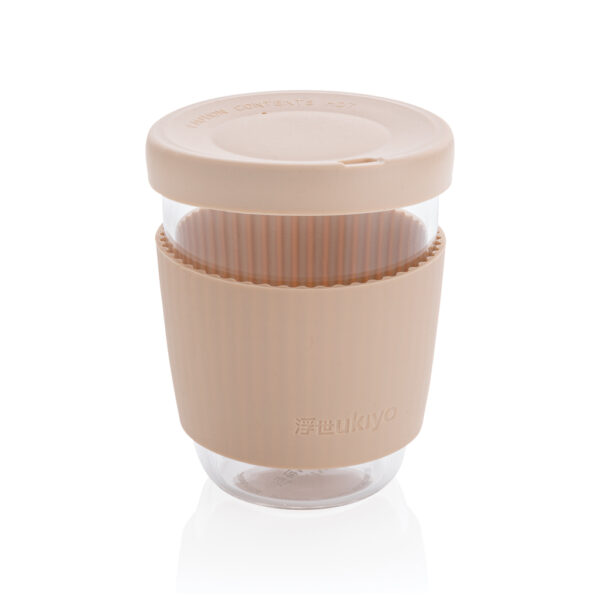 Ukiyo borosilicate glass with silicone lid and sleeve P432.709
