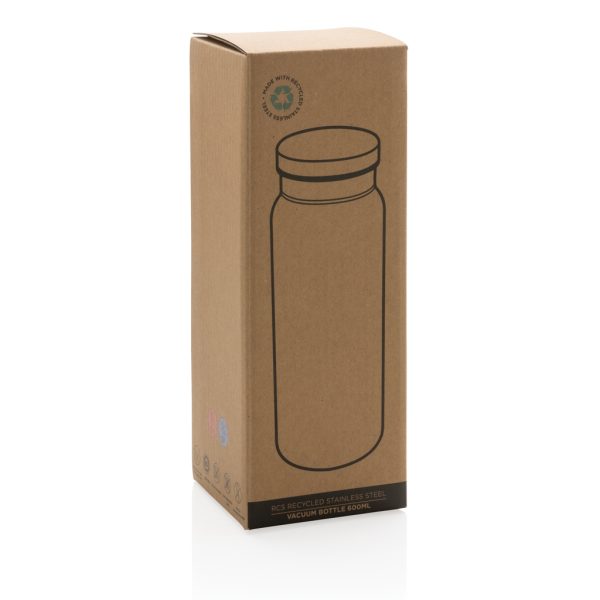 RCS Recycled stainless steel vacuum bottle 600ML P433.022