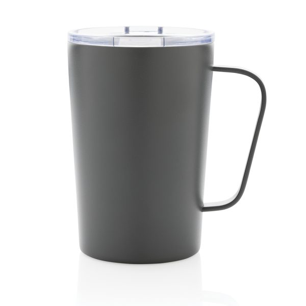 RCS Recycled stainless steel modern vacuum mug with lid P433.052