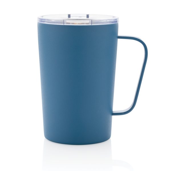 RCS Recycled stainless steel modern vacuum mug with lid P433.055