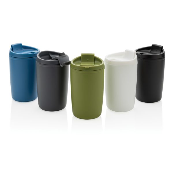 GRS Recycled PP tumbler with flip lid P433.081