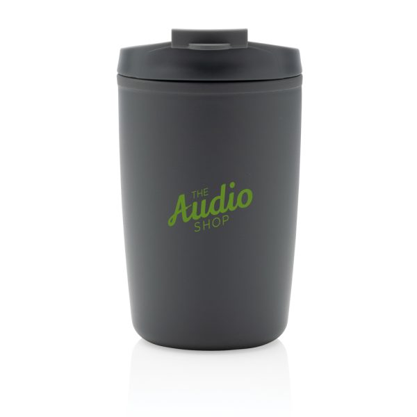 GRS Recycled PP tumbler with flip lid P433.082