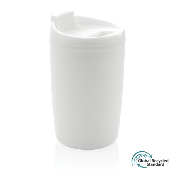 GRS Recycled PP tumbler with flip lid P433.083