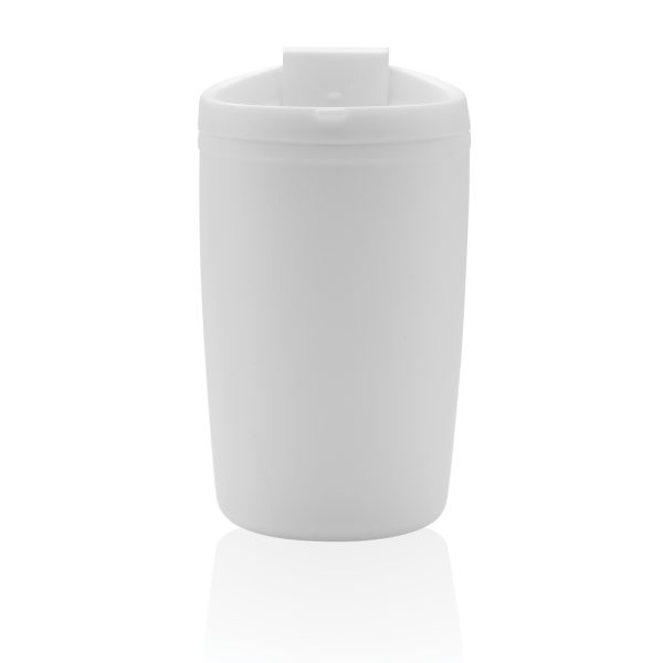 GRS Recycled PP tumbler with flip lid P433.083