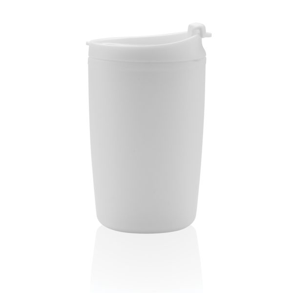 GRS Recycled PP tumbler with flip lid P433.083