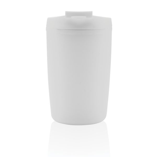 GRS Recycled PP tumbler with flip lid P433.083