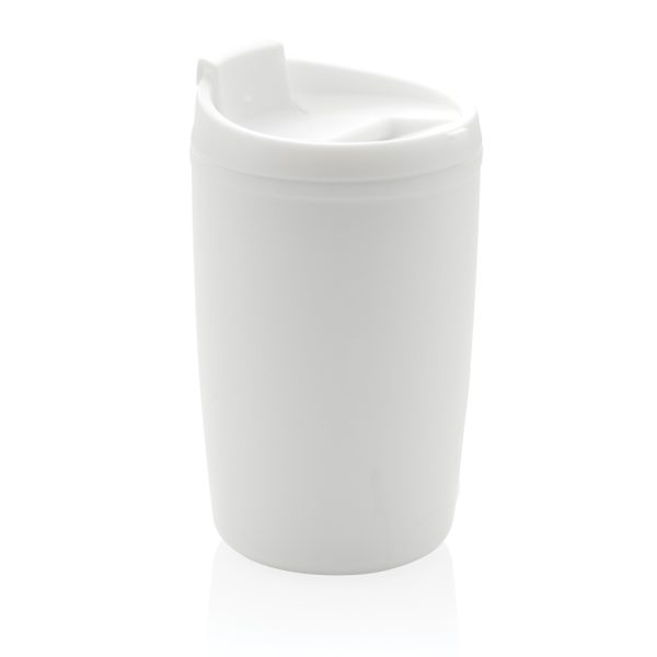 GRS Recycled PP tumbler with flip lid P433.083