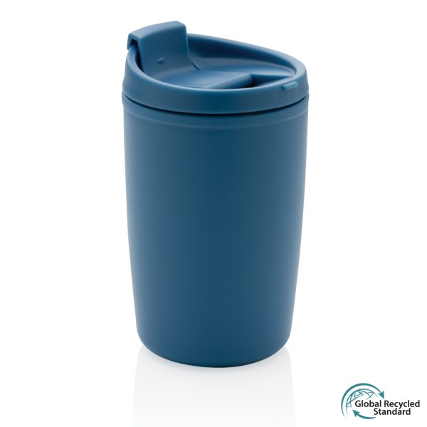 GRS Recycled PP tumbler with flip lid P433.085