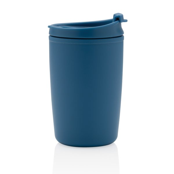 GRS Recycled PP tumbler with flip lid P433.085