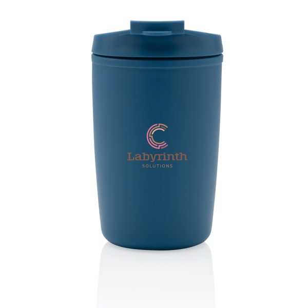 GRS Recycled PP tumbler with flip lid P433.085