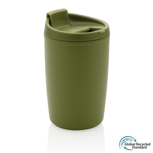 GRS Recycled PP tumbler with flip lid P433.087