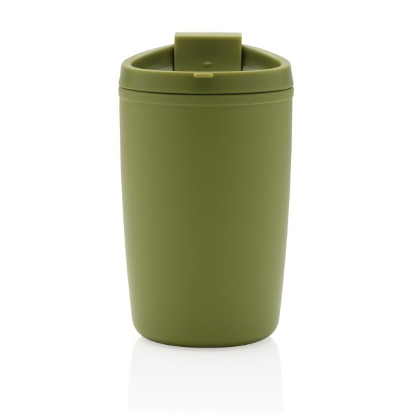 GRS Recycled PP tumbler with flip lid P433.087