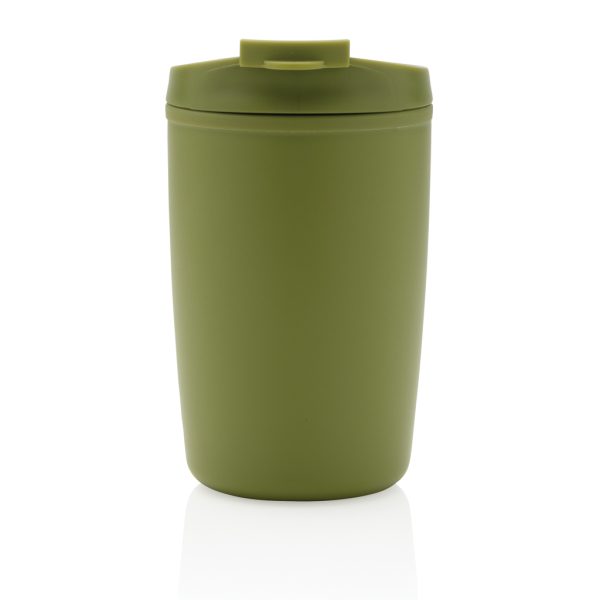 GRS Recycled PP tumbler with flip lid P433.087