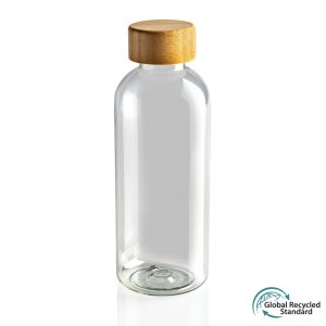 GRS RPET bottle with FSC bamboo lid P433.090