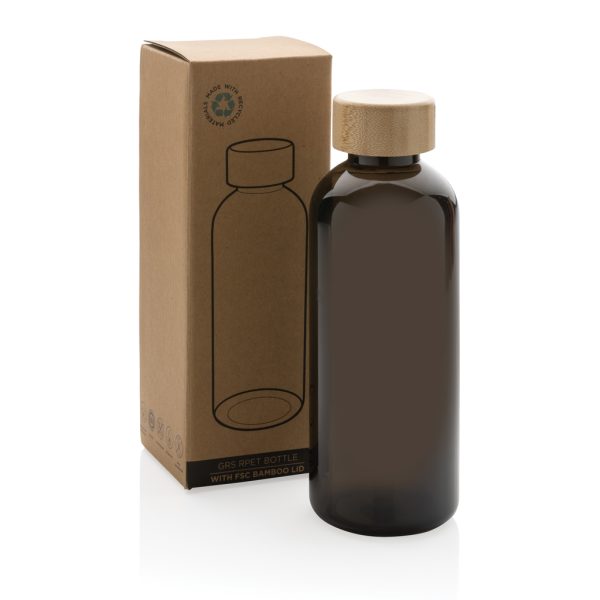 GRS RPET bottle with FSC bamboo lid P433.091