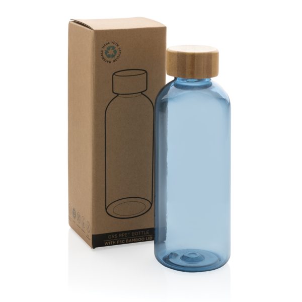 GRS RPET bottle with FSC bamboo lid P433.095
