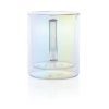 Deluxe double wall electroplated glass mug P433.110