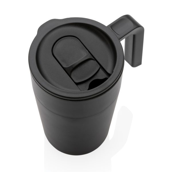 GRS Recycled PP and SS mug with handle P433.231
