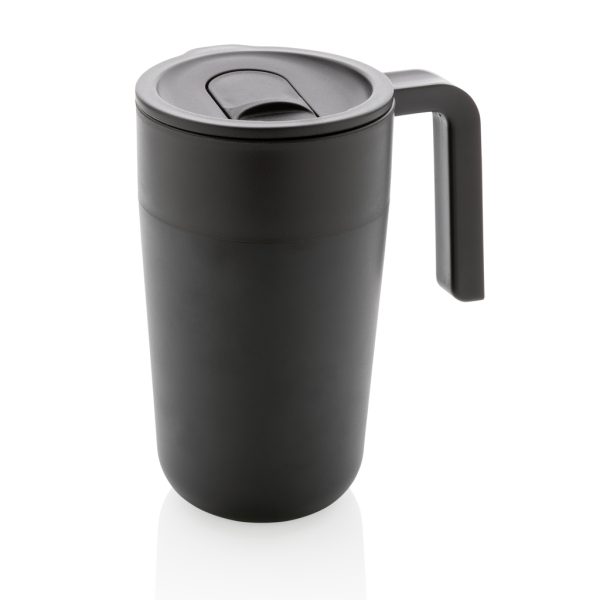 GRS Recycled PP and SS mug with handle P433.231