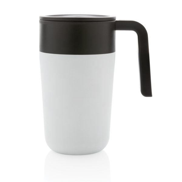 GRS Recycled PP and SS mug with handle P433.233