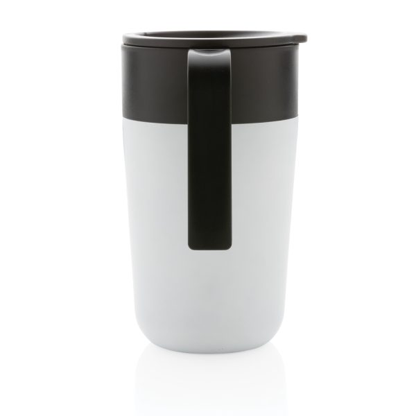 GRS Recycled PP and SS mug with handle P433.233