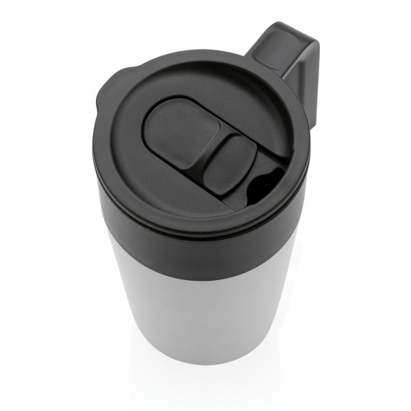 GRS Recycled PP and SS mug with handle P433.233