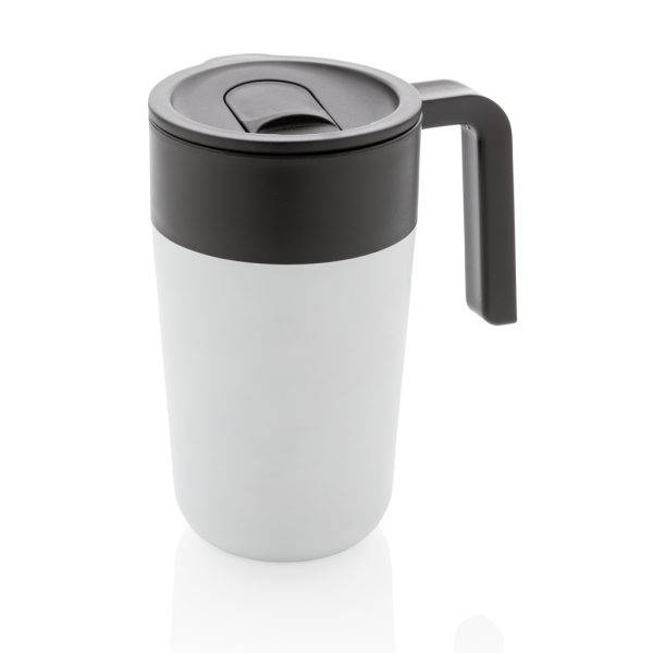 GRS Recycled PP and SS mug with handle P433.233