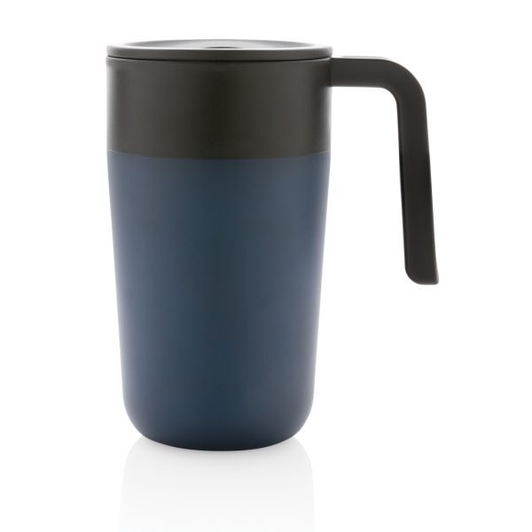 GRS Recycled PP and SS mug with handle P433.235