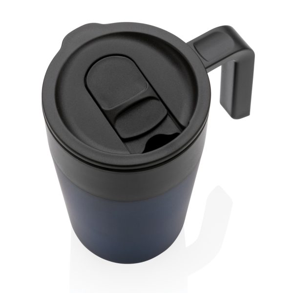 GRS Recycled PP and SS mug with handle P433.235