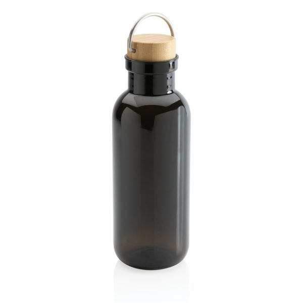 GRS RPET bottle with FSC bamboo lid and handle P433.261