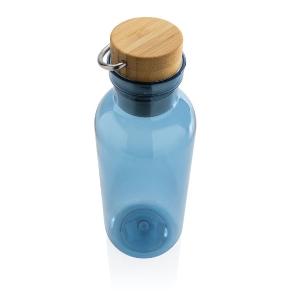 GRS RPET bottle with FSC bamboo lid and handle P433.265