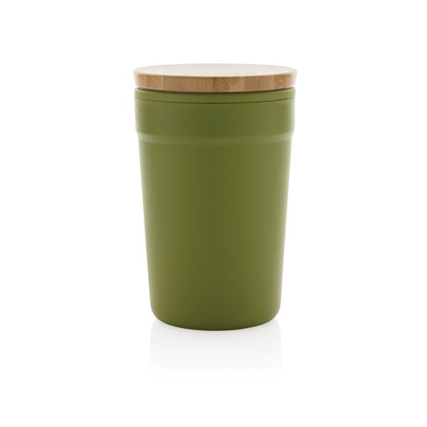 GRS RPP mug with FSC® bamboo lid P433.297