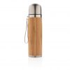 Bamboo vacuum travel flask P433.329