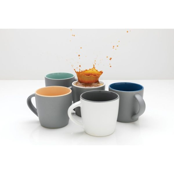 Ceramic mug with coloured inner P434.003